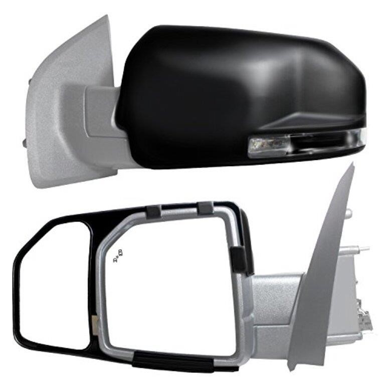 Fit System 81850 Snap and Zap Tow Mirror Pair,