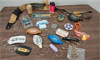 Assortment of keychains & Army National Guard