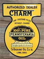 Radiant Oil Co. Pennsylvania Oil Emvossed