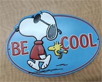 Snoopy Joe Cool & Woodstock Tin Sign