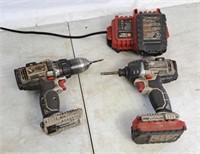 Porter Cable Impact driver, drill, and battery