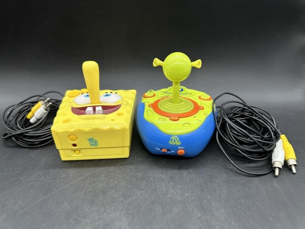 SpongeBob and Shrek Arcade Controller Pre-owned