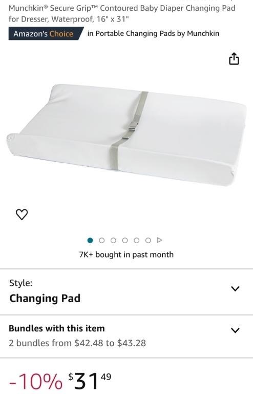 BABY CHANGING PAD (NEW)