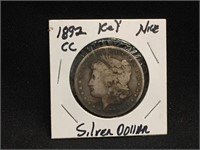 1892CC Morgan Dollar