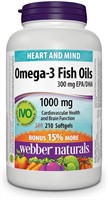 Webber Naturals Omega-3 Salmon and Fish Oil