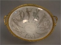 10” Consolidated Nudes Master Berry Bowl w/