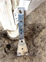 Utility tractor drawbar & hitch extension plate