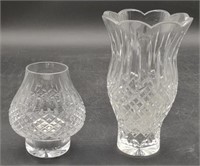 (E) Vtg. Stuart Crystal Glass Diamond Pattern