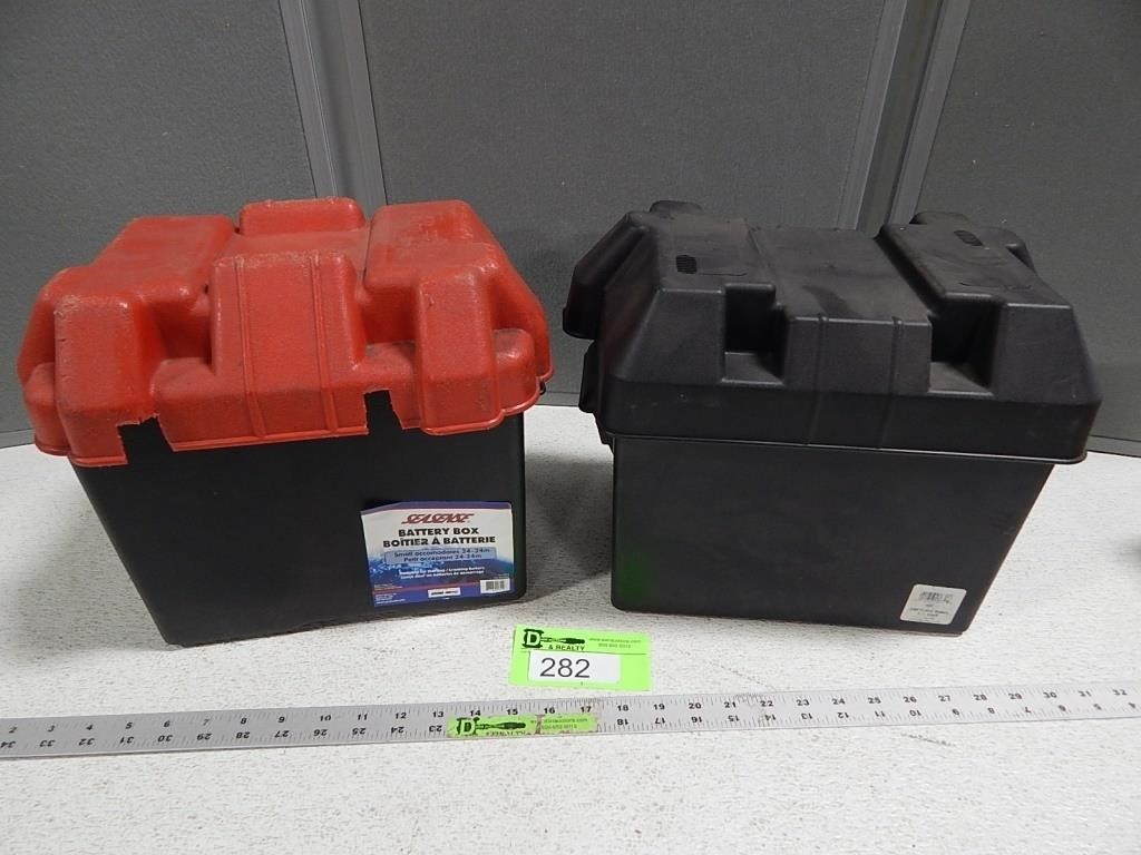 2 Battery boxes