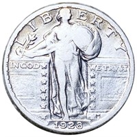 1928 Standing Liberty Quarter LIGHTLY CIRCULATED