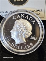 2012 $20 Fine Silver Coin Queen's Diamond Jubilee