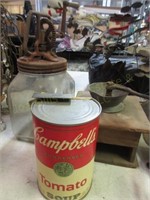 Campbells Soup Can Opener & Churn. Churn As Is