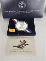 Jackie Robinson 90% silver coin