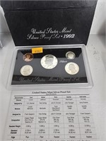 U.S. mint silver proof set 1992