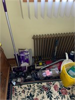 cleaning supplies lot plus vacuum cleaner