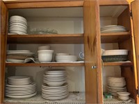Cabinet of dishes