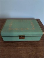 Misc. watches, vintage jewelry box.