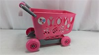 "Toy Shopping Cart Pink "