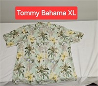 Tommy Bahama Short Sleeve Shirt XL SILK