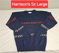 Harrison's Round Neck Sweater Large