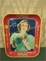 1930'S DR PEPPER SERVING TRAY "GOOD FOR LIFE"