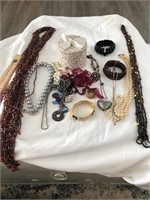 Jewelry Lot with Vintage Box