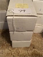 3 Boxes of Baseball Cards