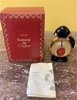 Cartier Paris perfume panther bottle "Parfum