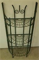 Decorative Metal Shelving Unit, 49"T x 20"W x