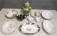 Group of porcelain & pottery including Russian
