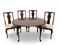 Queen Anne Style Table and Chair Set