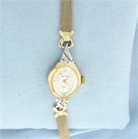 Antique Waltham Diamond Mechanical Wind Up Watch G