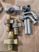Bundle with New ends for hydraulic hoses,