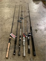 Lot of 6 Fishing Reels