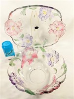 Vintage Crystal Clear Studios Japan Dish Platter