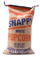 50 LB. Snappy White Popcorn Bag (U245)
