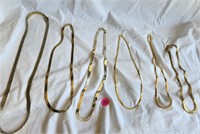 assorted group of necklaces