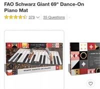 FAO Schwartz Giant Dance-On Piano Mat