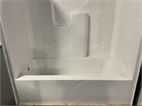 Rectangular Tub/ Shower Combo unit with left