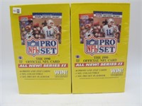 LOT OF 2 1990 BRAND NEW SEALED NFL CARDS