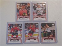 4 CARD ROOKIE LOT CONNOR BEDARD CARDS