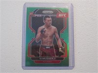 2022 PANINI PRIZM UFC SUMUDAERJI RC GREEN PRIZM