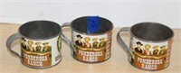 SELECTION OF METAL CUPS 2OTH ANNV. PONEROSA RANCH