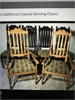 Henredon 6 Dining Chairs Coastal Flair