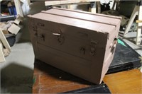 Flat Top Steamer Trunk (Smaller)