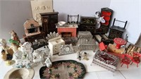 Vintage Small Doll House Furniture & More, Small