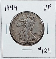 1944  Walking Liberty Half Dollar   VF