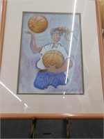 Framed "Star of the Ball" Print