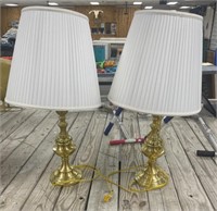 2 - Brass Lamps