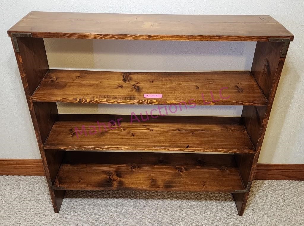 Solid Wood 4 Shelf Bookshelf